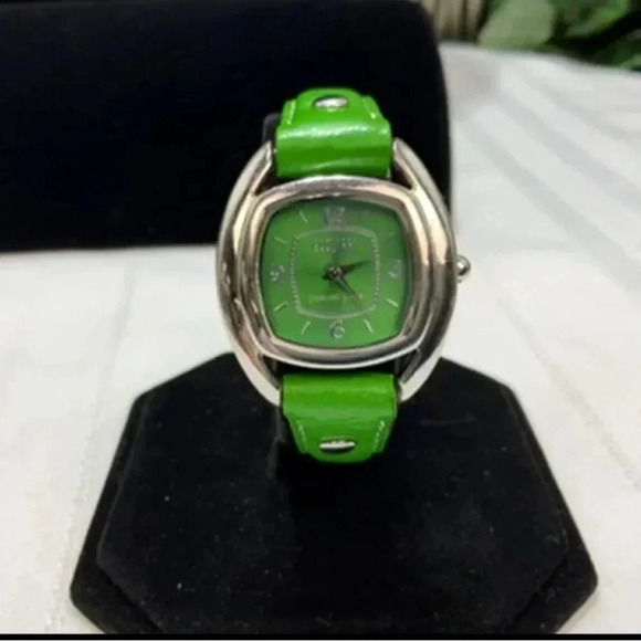 Ecclissi Watch Women Sterling Silver Leather - Picture 1 of 6